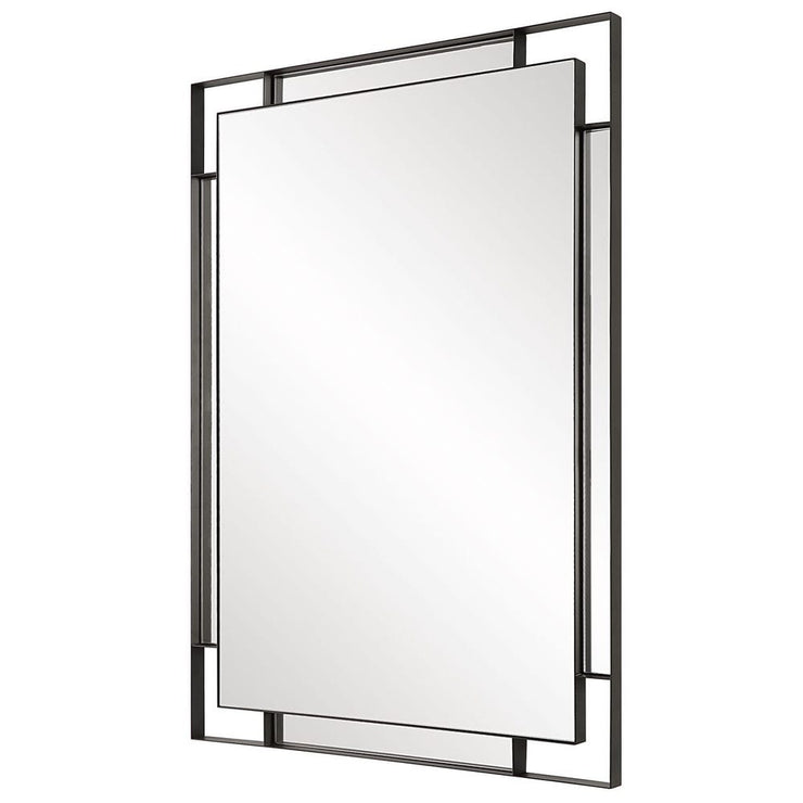 Uttermost Stellan Matte Black Edged Mirror