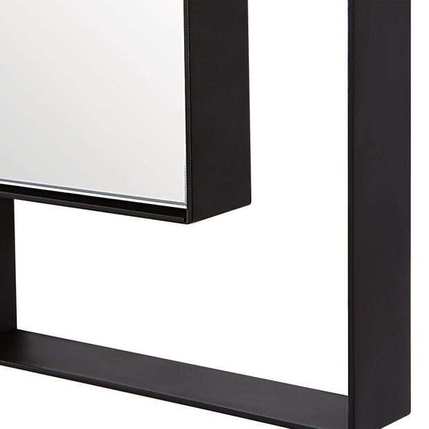 Uttermost Stellan Matte Black Edged Mirror