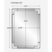 Uttermost Stellan Matte Black Edged Mirror