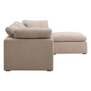 Essentials For Living Sky Modular Corner Chair ~ Latte Micro Boucle Performance Fabric