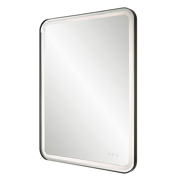 Uttermost Crofton Black Lighted Mirror