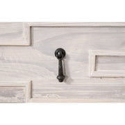 Essentials For Living Emerie 2-Drawer Console Table ~ White Wash Pine, White Quartz