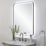 Uttermost Crofton Black Lighted Mirror