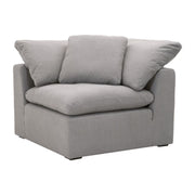 Essentials For Living Sky Modular Corner Chair LiveSmart Peyton-Slate Performance Fabric