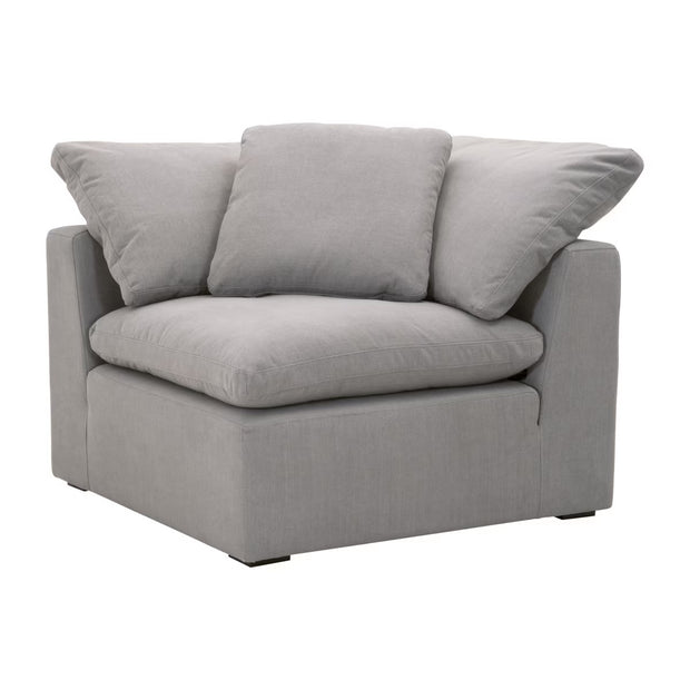Essentials For Living Sky Modular Corner Chair LiveSmart Peyton-Slate Performance Fabric
