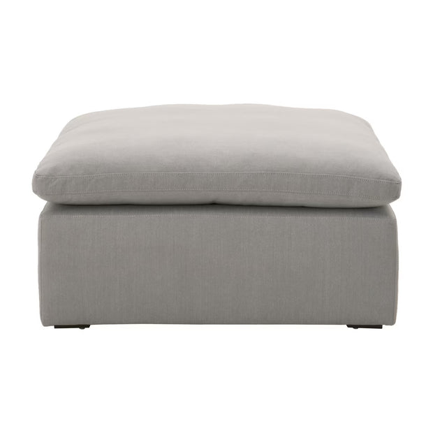 Essentials For Living Sky Modular Ottoman ~ LiveSmart Peyton-Slate Performance Fabric