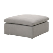 Essentials For Living Sky Modular Ottoman ~ LiveSmart Peyton-Slate Performance Fabric