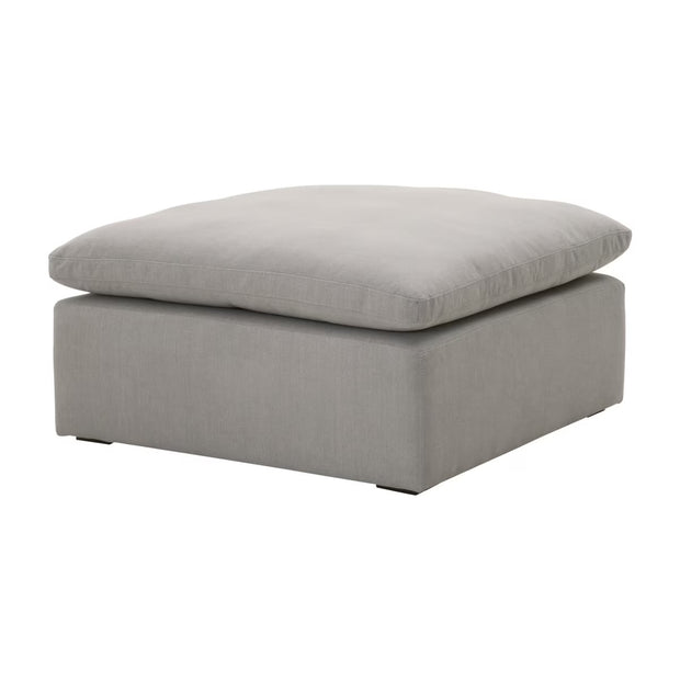 Essentials For Living Sky Modular Ottoman ~ LiveSmart Peyton-Slate Performance Fabric