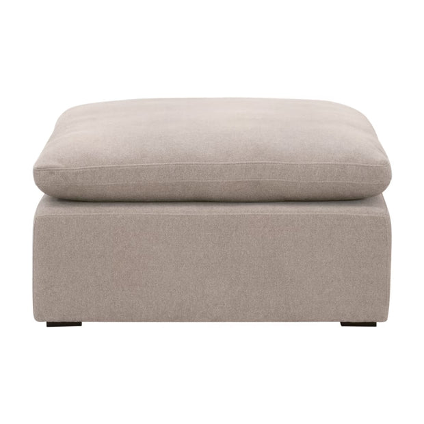 Essentials For Living Sky Modular Ottoman Latte Micro Boucle Performance Fabric