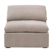 Essentials For Living Sky Modular Armless Chair Latte Micro Boucle Performance Fabric
