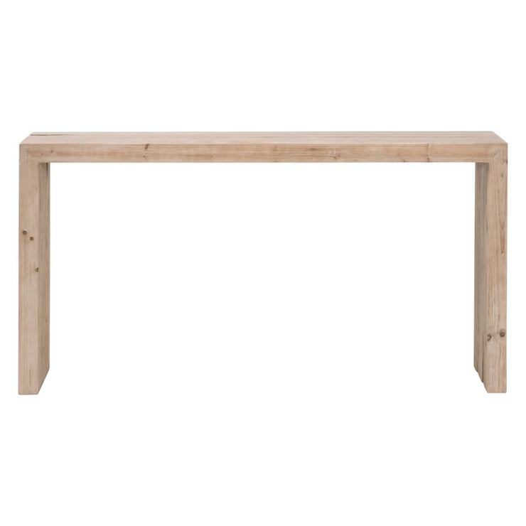 Essentials For Living Reed  Console Table ~ Smoke Gray Pine