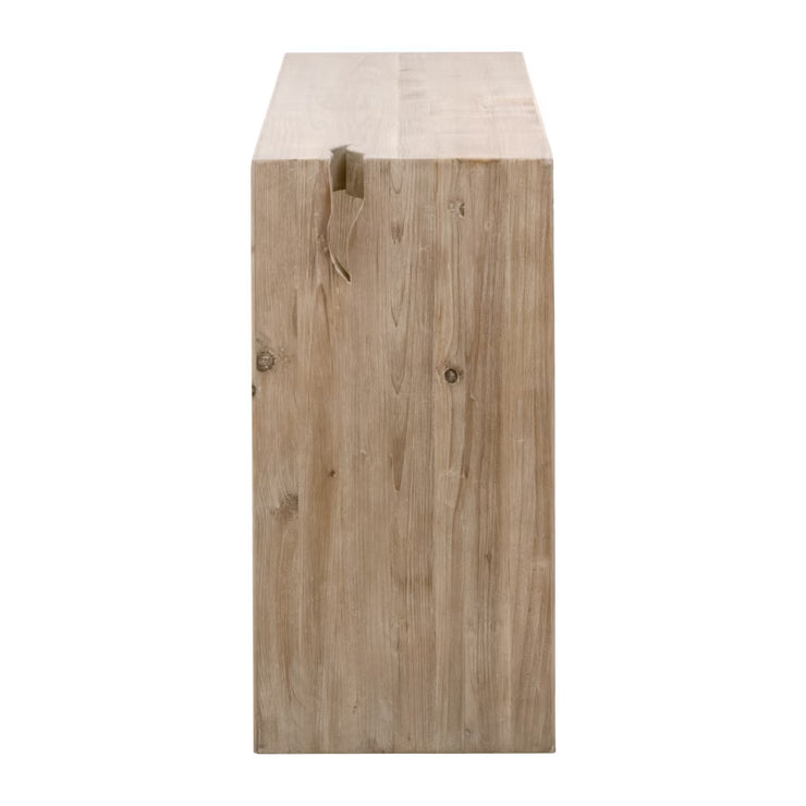 Essentials For Living Reed  Console Table ~ Smoke Gray Pine
