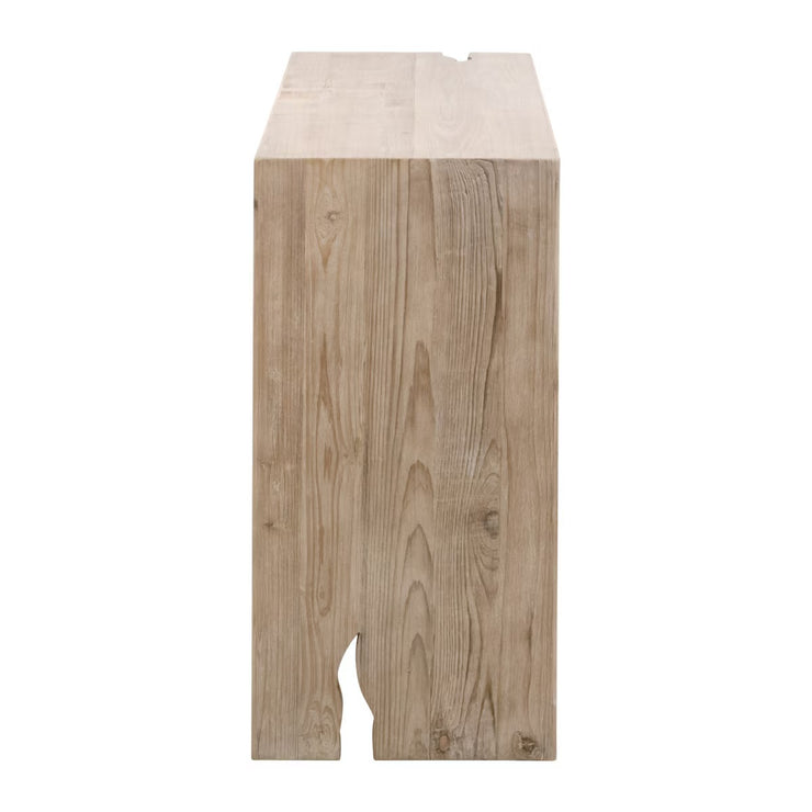 Essentials For Living Reed  Console Table ~ Smoke Gray Pine