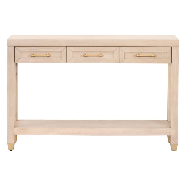 Essentials For Living Stella Narrow Console Table ~ Light Honey Oak