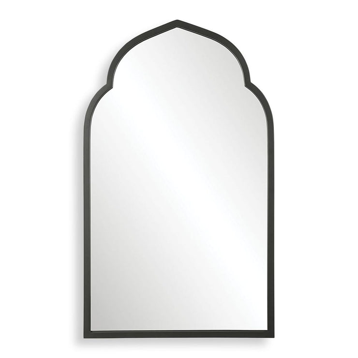 Uttermost Kenitra Matte Black Arch Mirror