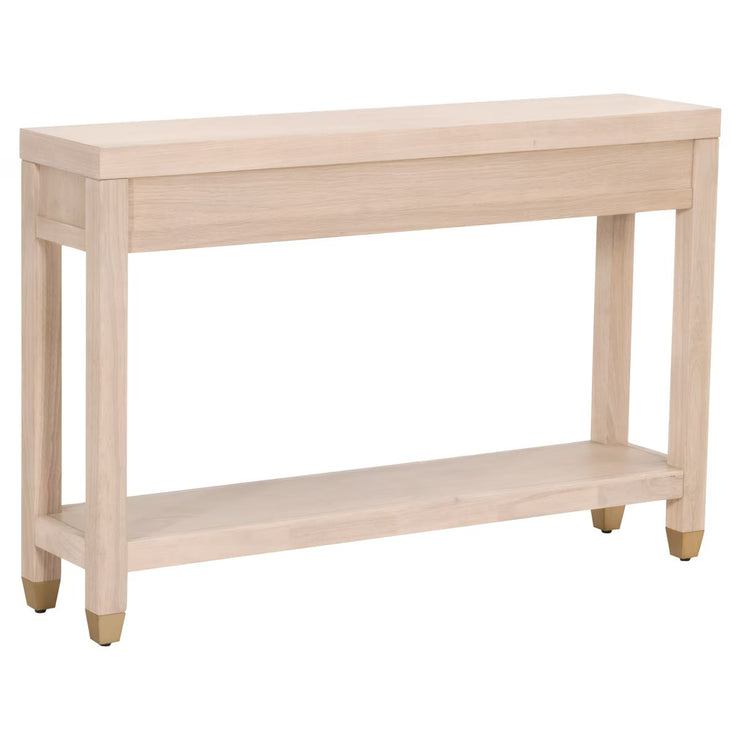 Essentials For Living Stella Narrow Console Table ~ Light Honey Oak