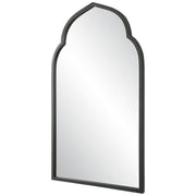 Uttermost Kenitra Matte Black Arch Mirror