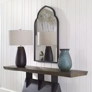 Uttermost Kenitra Matte Black Arch Mirror