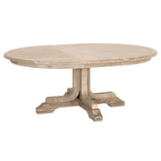Essentials For Living Torrey Round Extension Dining Table ~ Natural Gray Acacia