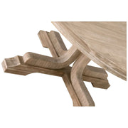 Essentials For Living Torrey Round Extension Dining Table ~ Natural Gray Acacia