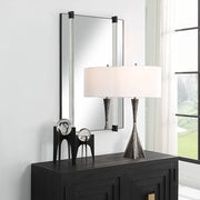Uttermost Ladonna Matte Black Iron Mirror
