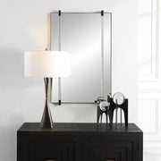 Uttermost Ladonna Matte Black Iron Mirror