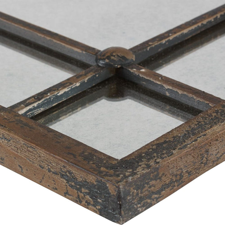 Uttermost Saragano Distressed Square Mirrors ~ Set Of 2