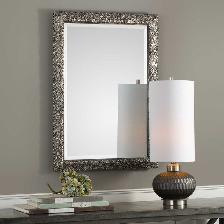 Uttermost Evelina Burnished Metallic Silver Mirror