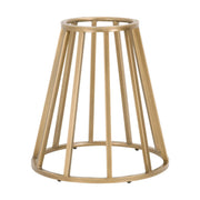 Essentials For Living Turino Round Dining Table ~ White Carrera Marble Top With Brushed Gold Base