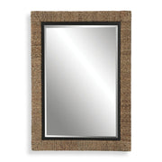 Uttermost Island Natural Braided Straw Mirror