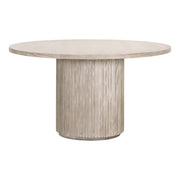 Essentials For Living Belfast 54” Round Dining Table ~ Bleached Oak