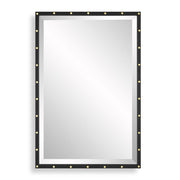 Uttermost Benedo Matte Black Iron Vanity Mirror