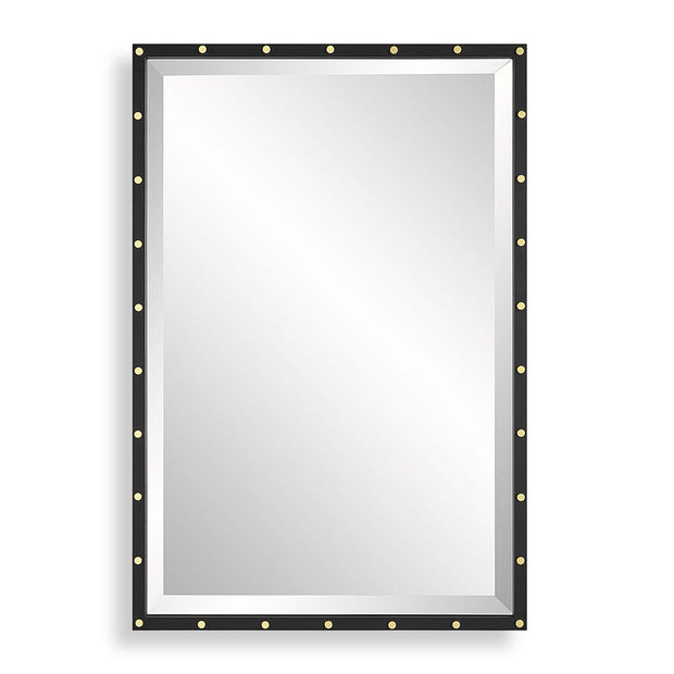Uttermost Benedo Matte Black Iron Vanity Mirror