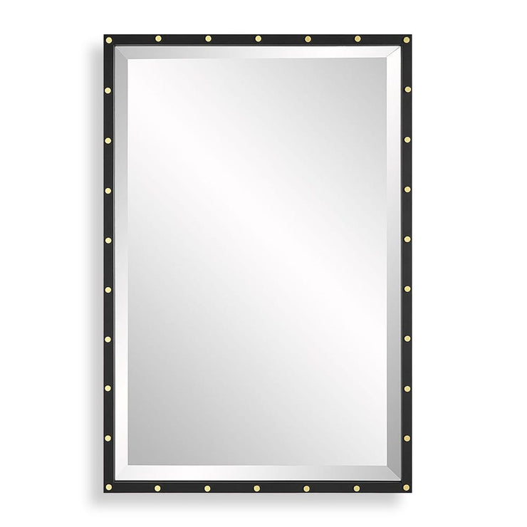 Uttermost Benedo Matte Black Iron Vanity Mirror