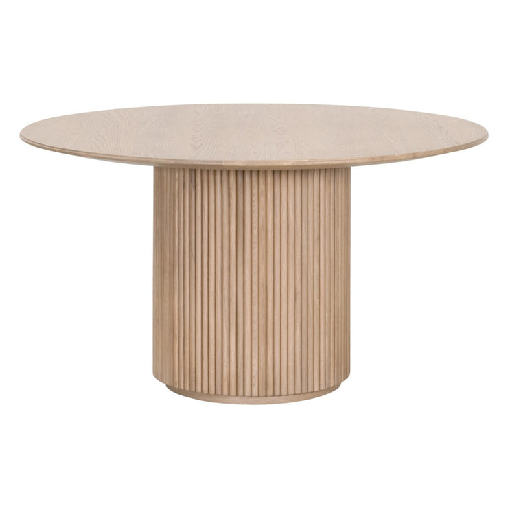 Essentials For Living Belfast 54” Round Dining Table ~ Natural Oak