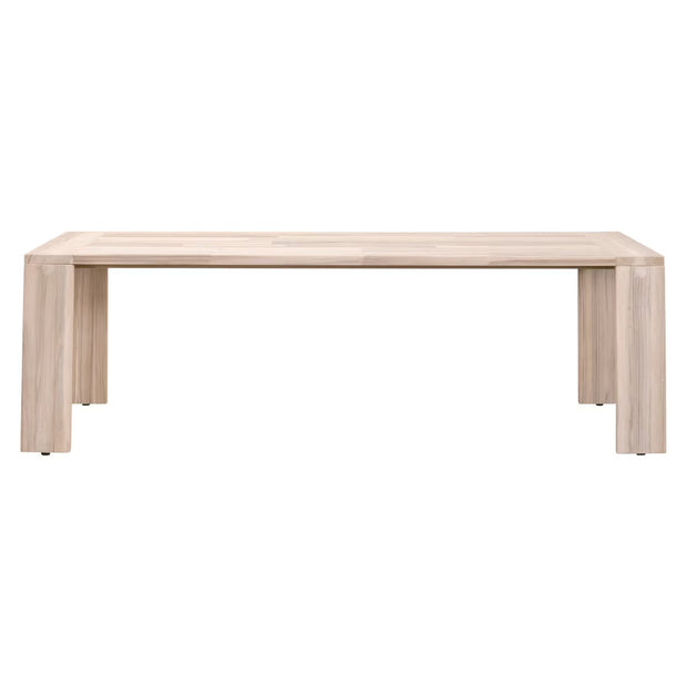 Essentials For Living Big Sur Outdoor Dining Table ~ Gray Teak