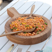 etúHOME Italian Cutting Board With Mezzaluna Set