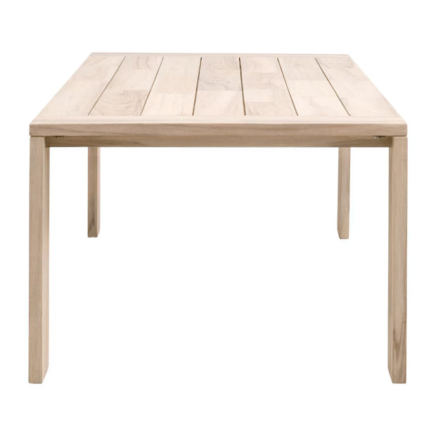 Essentials For Living Big Sur Outdoor Dining Table ~ Gray Teak
