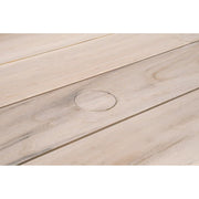 Essentials For Living Big Sur Outdoor Dining Table ~ Gray Teak