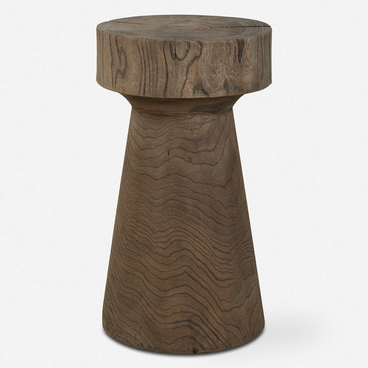 Uttermost Tree Trails Reclaimed Wood Round Side Table