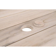 Essentials For Living Big Sur Outdoor Dining Table ~ Gray Teak