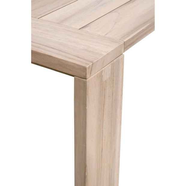 Essentials For Living Big Sur Outdoor Dining Table ~ Gray Teak