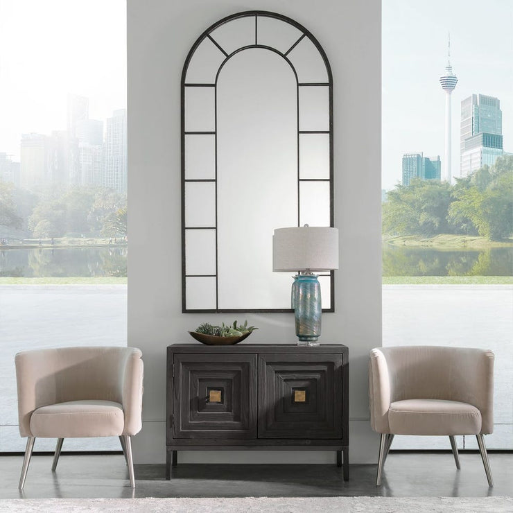 Uttermost Dillingham Light Rust Arch Mirror
