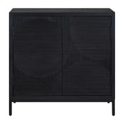Uttermost Beswick Matte Black Cabinet