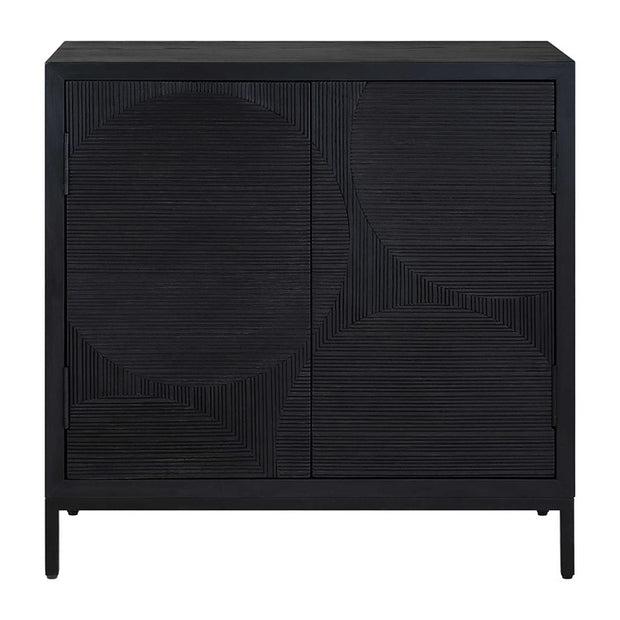 Uttermost Beswick Matte Black Cabinet