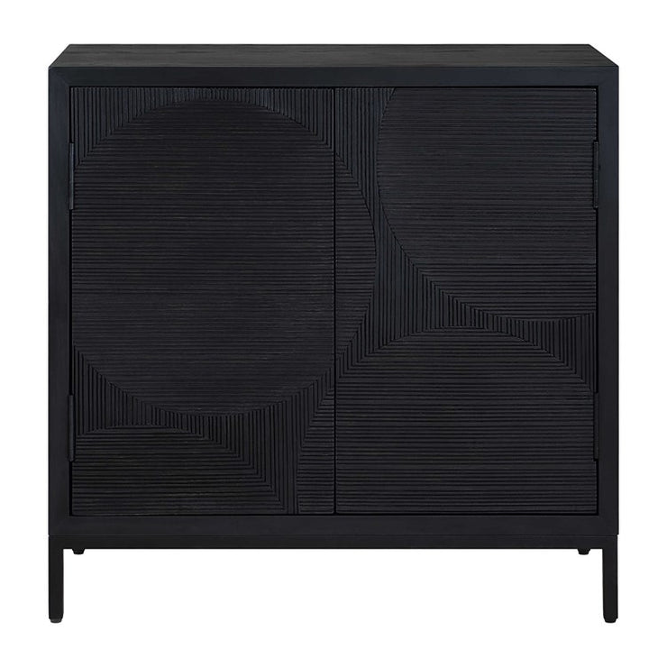 Uttermost Beswick Matte Black Cabinet