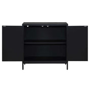 Uttermost Beswick Matte Black Cabinet