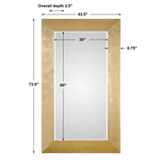 Uttermost Chaney Gold Leaf Mirror
