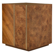 Uttermost Seven Wonders Maple Burl Wood Accent Table