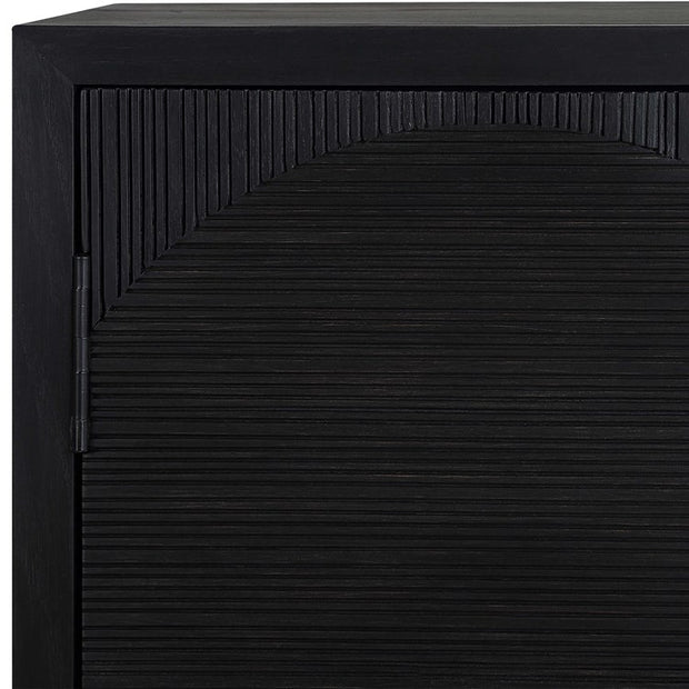 Uttermost Beswick Matte Black Cabinet